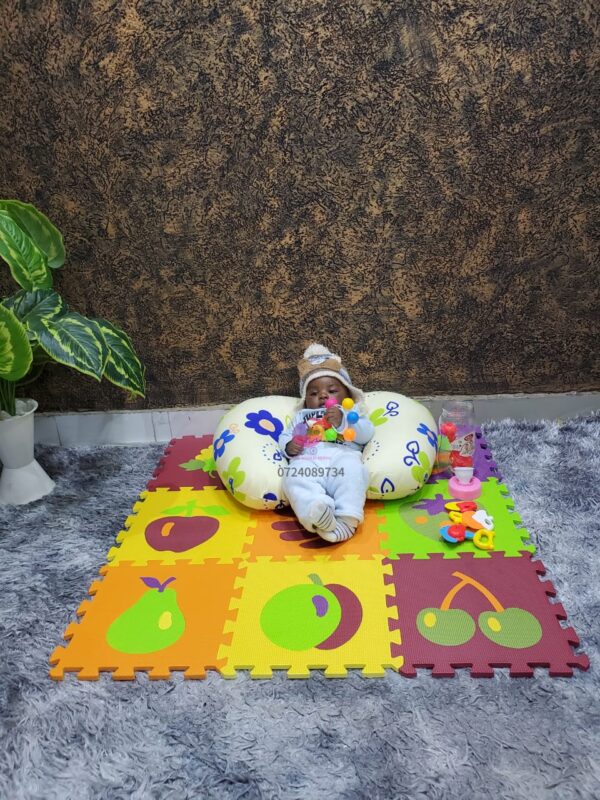 Click for more about Baby Puzzle Mat 9 Pieces, floor puzzle interlocking tiles for toddler children numbers, alphabet,fruits, colorful Interlock Flooring.